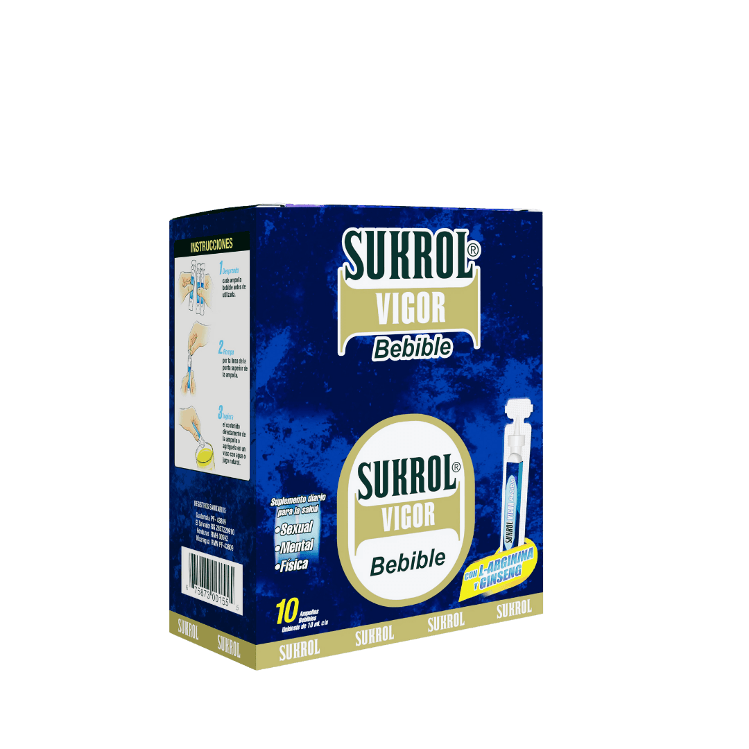 Sukrol Vigor Liquid Shot para Hombre Bebible