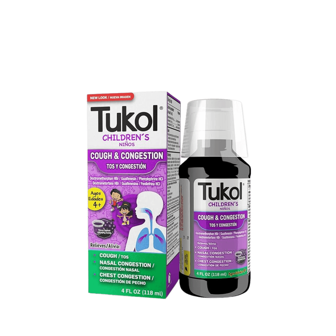 Tukol Uva Tos y Congestión Jarabe para Niños