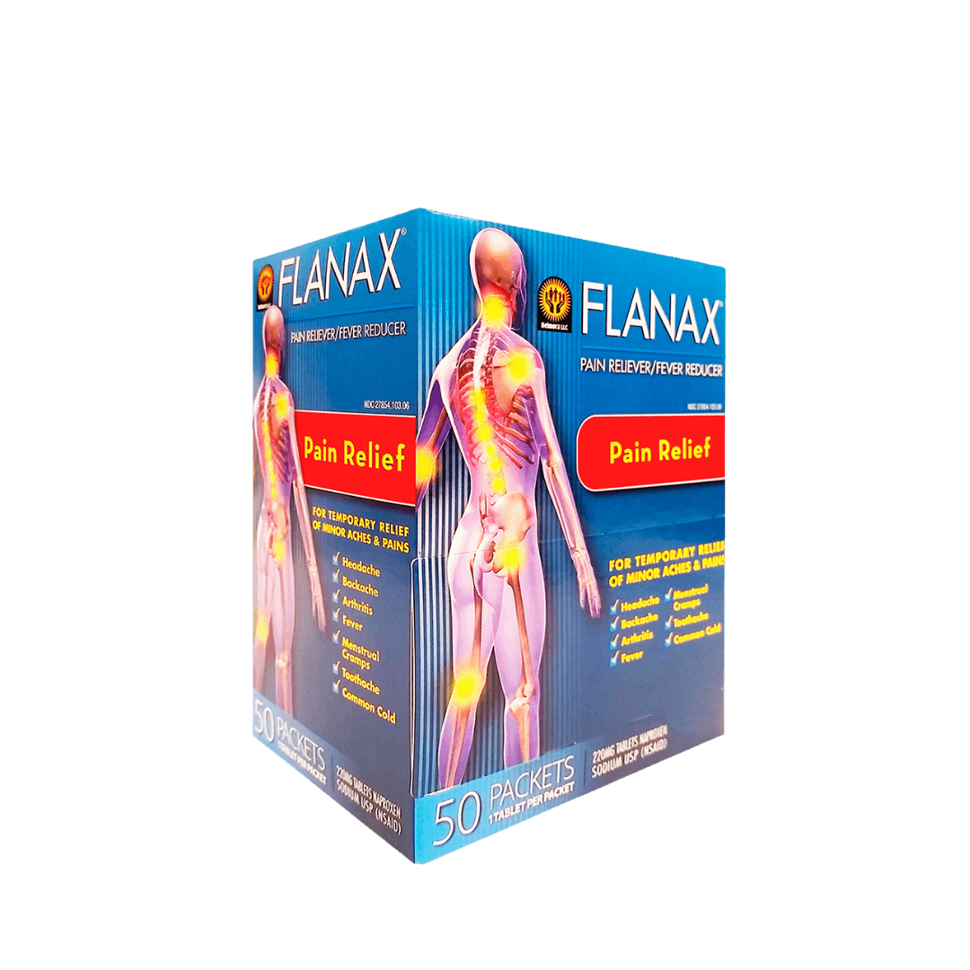 Flanax, Reduce la fiebre Display Tableta