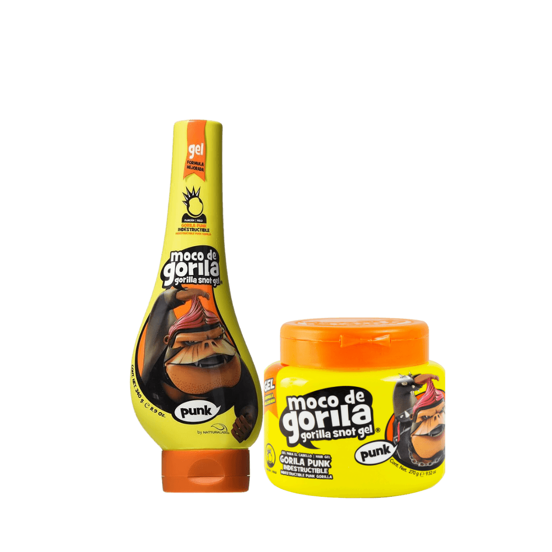 Moco de Gorila, Punk, Gel para el cabello.