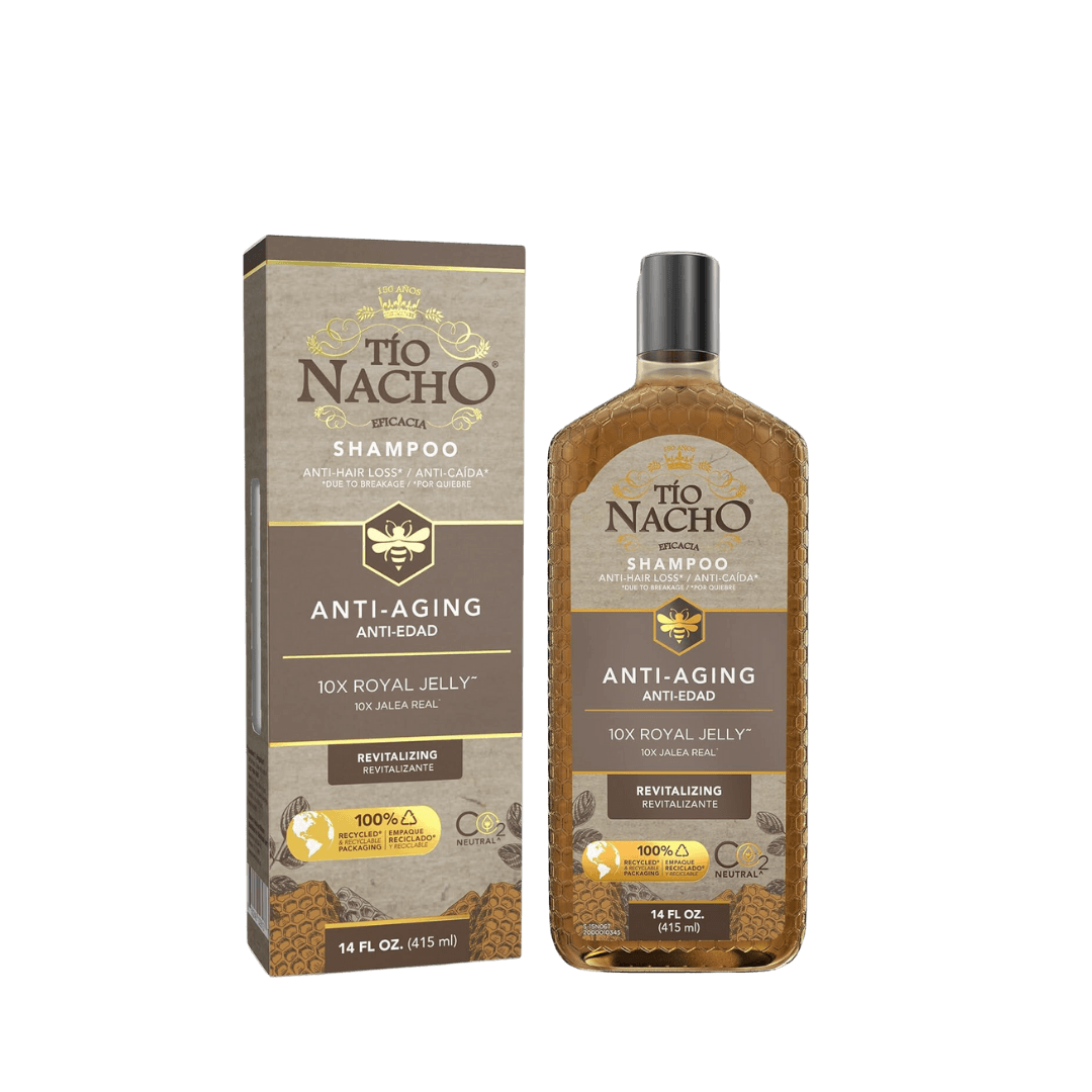 Tio Nacho, Anti- Edad, Revitalizante, Shampoo.