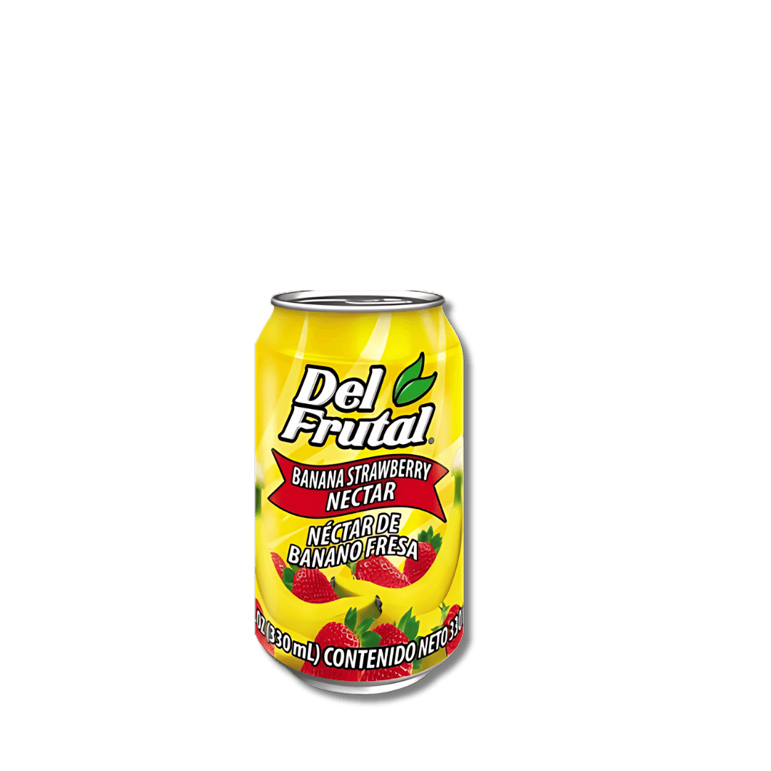 Del Frutal Nectar Banana y Fresa en Lata