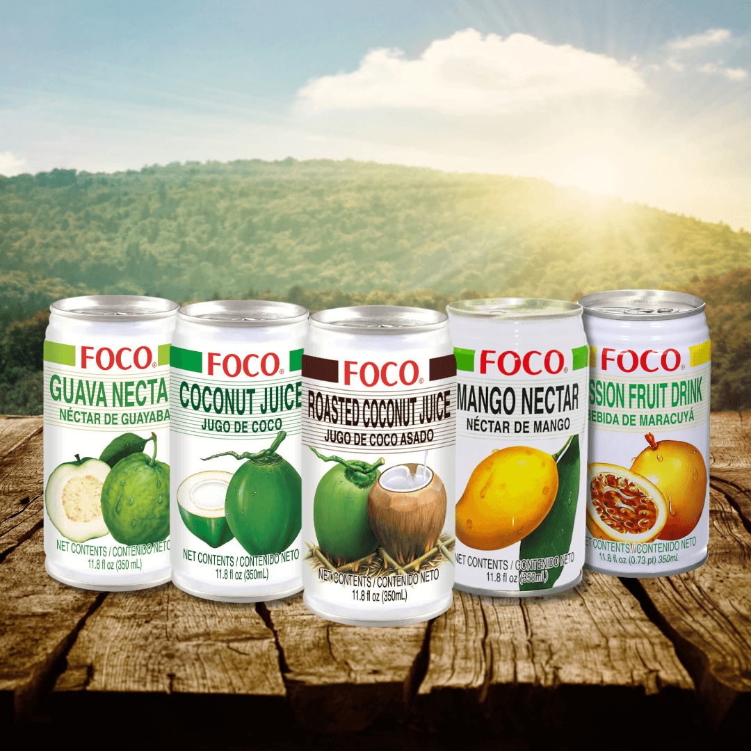 Foco Bebida en lata, Jugo de coco azado.