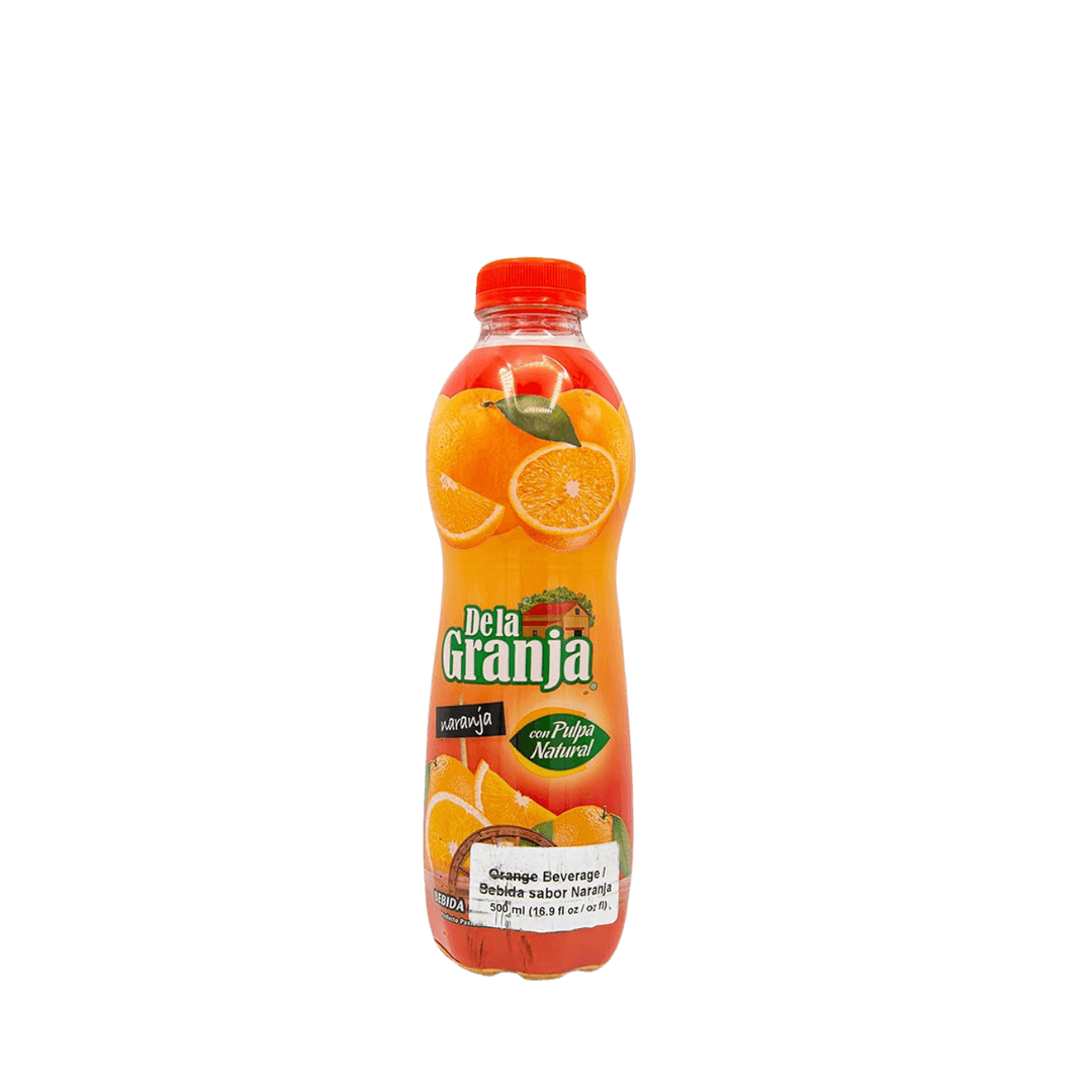 De la granja, Jugo de naranja botella.