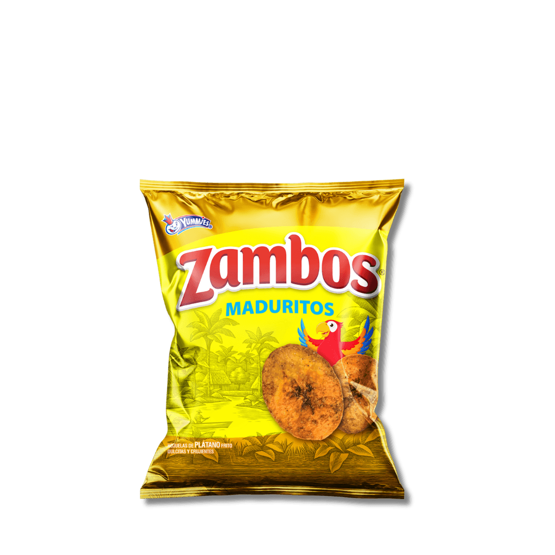 Chips, Yummies, Zambos Maduritos.