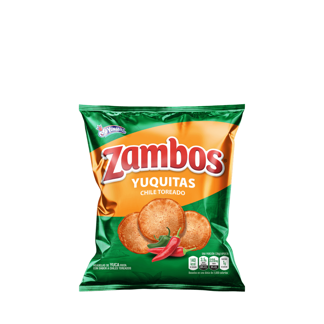Chips, Yummies, Zambos Yuquitas Chile Toreado.