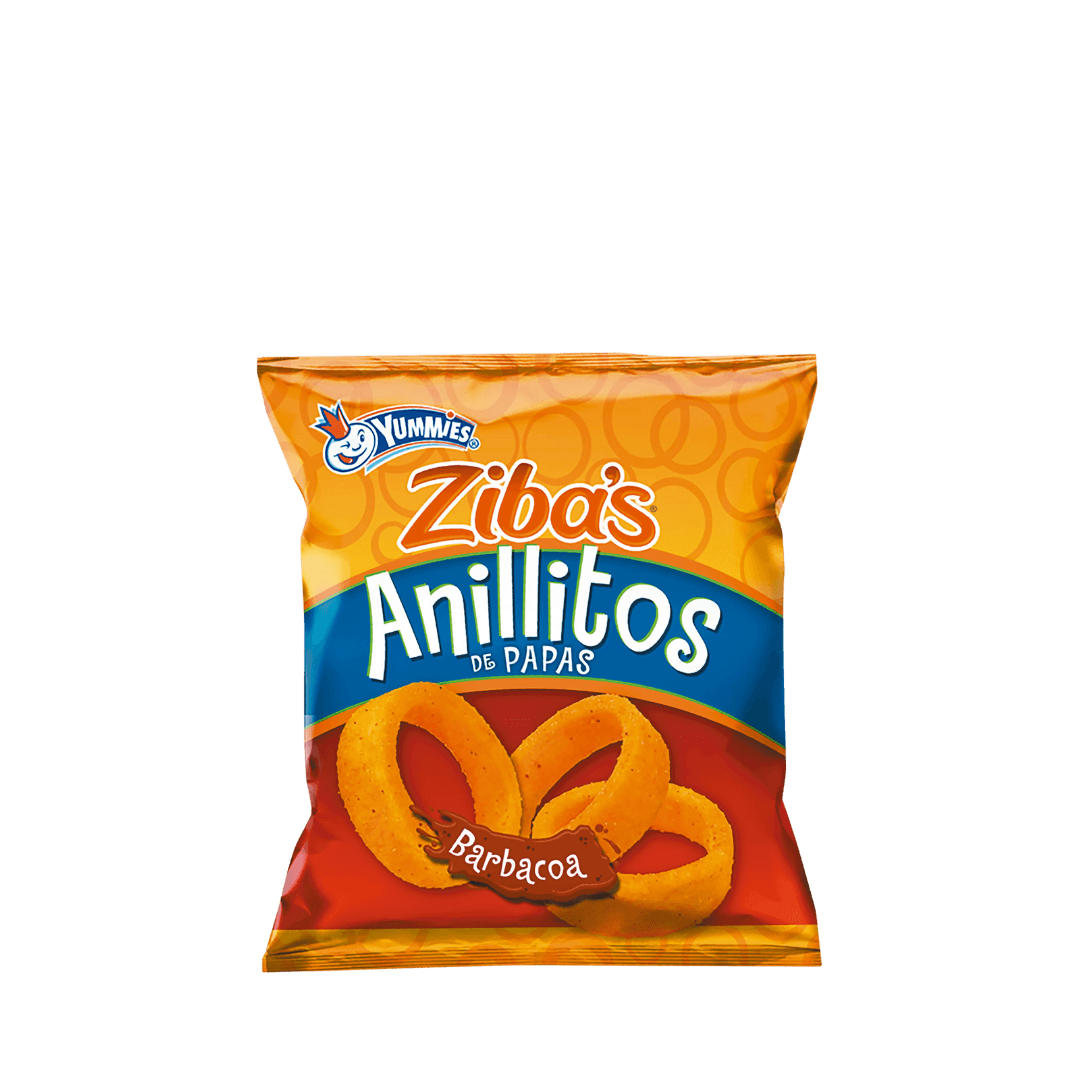 Chips, Yummies, Anillitos de Papas, Barbacoa.