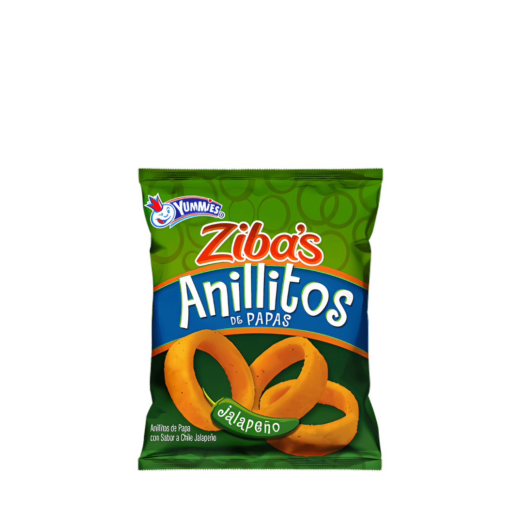 Chips, Yummies, Anillitos de Papas, Jalapeño.