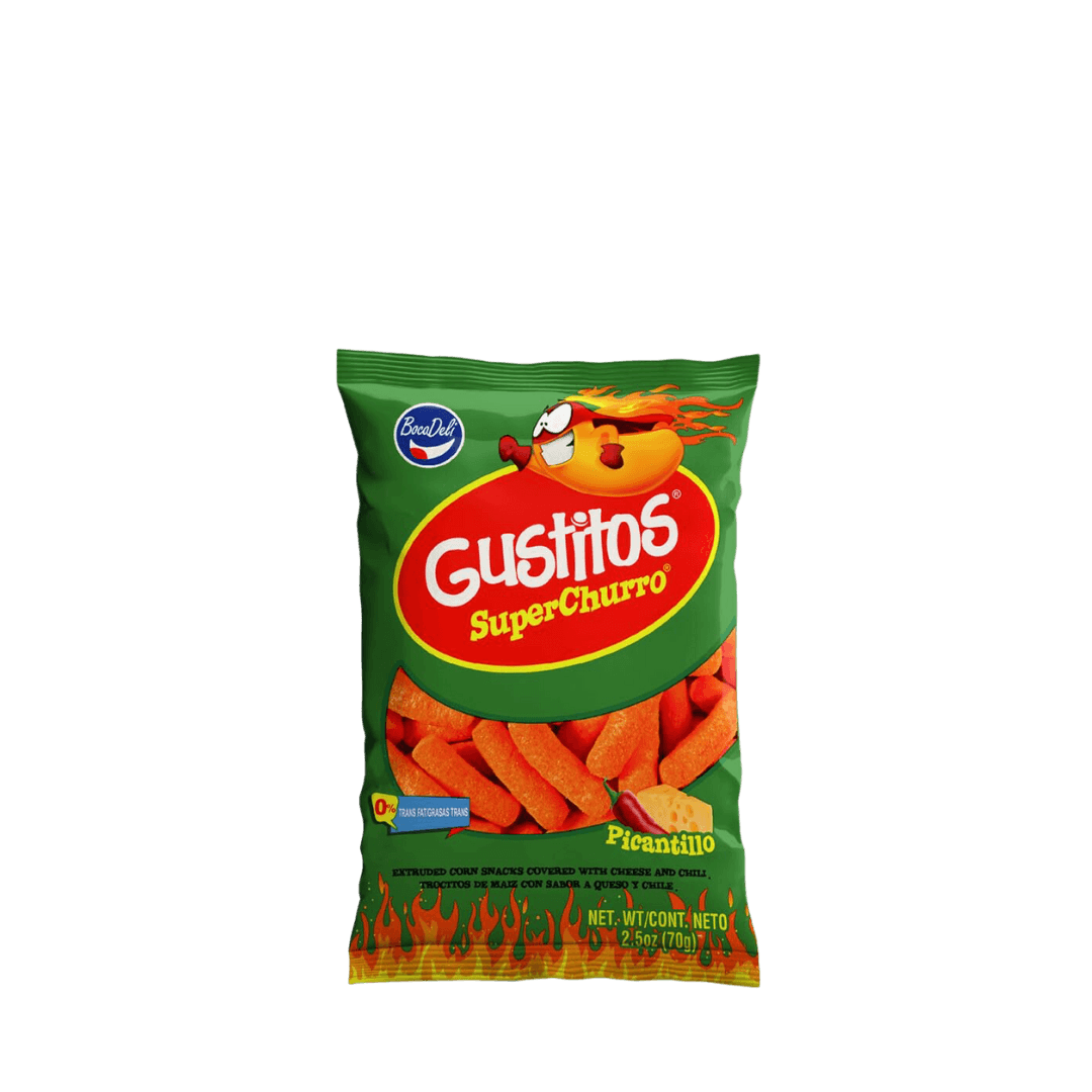 Chips, Boca Deli | Gustitos, Superchurro Picantillo.