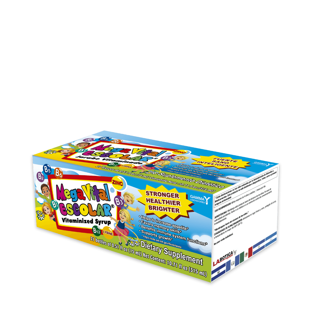Megavital Escolar Niños | Vitaminas Bebibles
