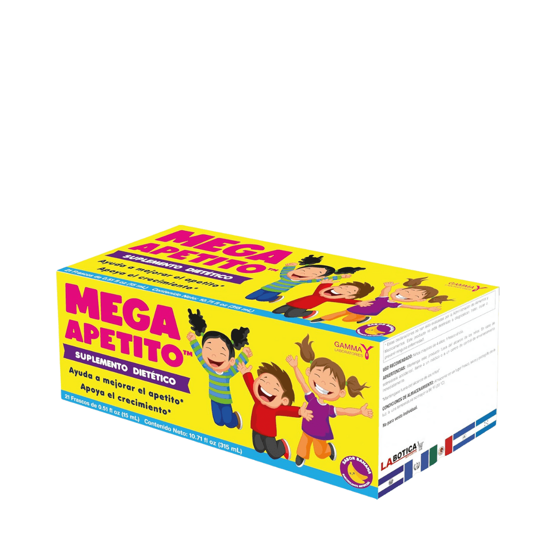 Mega Apetito Niños | Vitaminas Bebibles