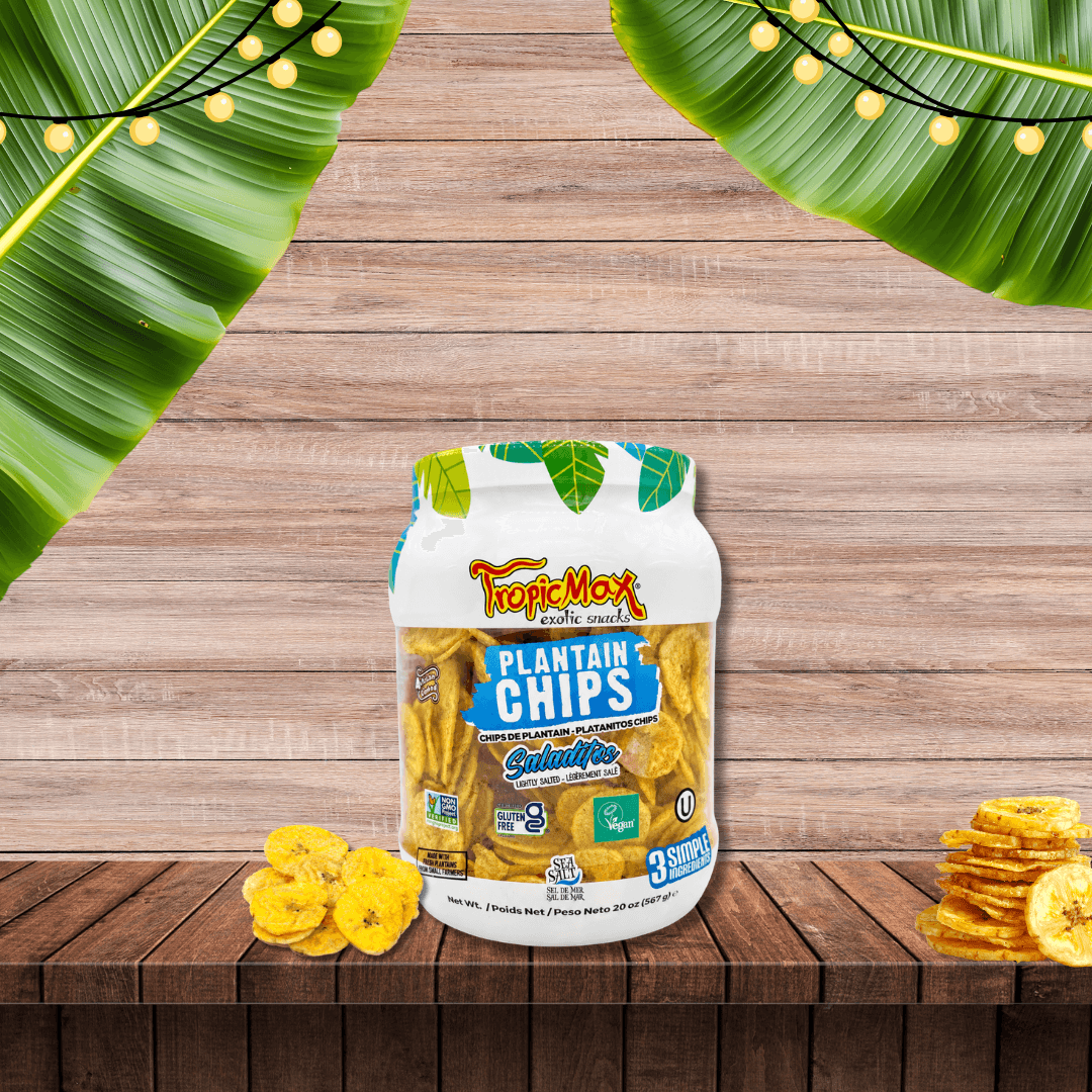 Platano Chips Salados Jar | Tropic Max