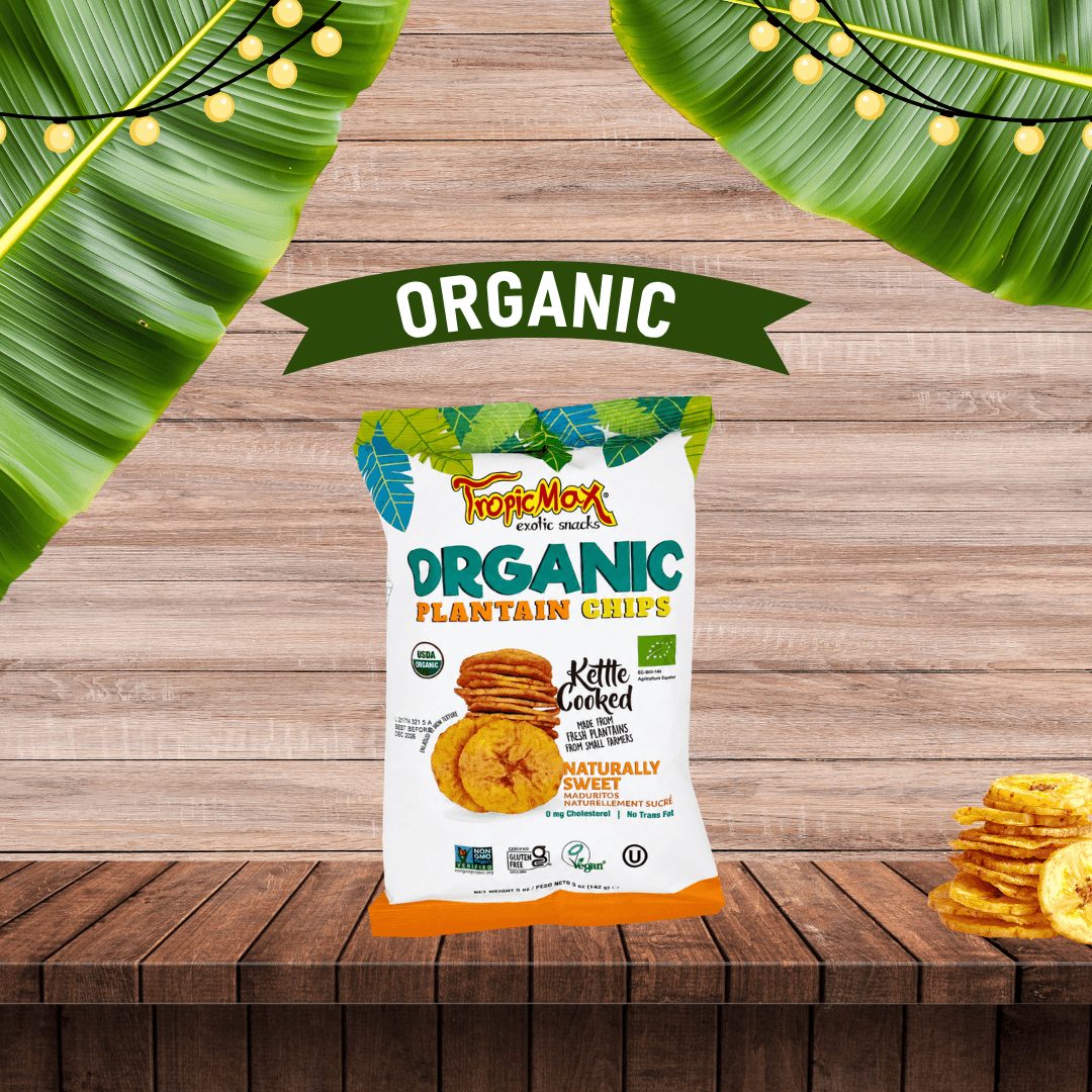 Platano Chips Dulces Orgánicos | Tropic Max